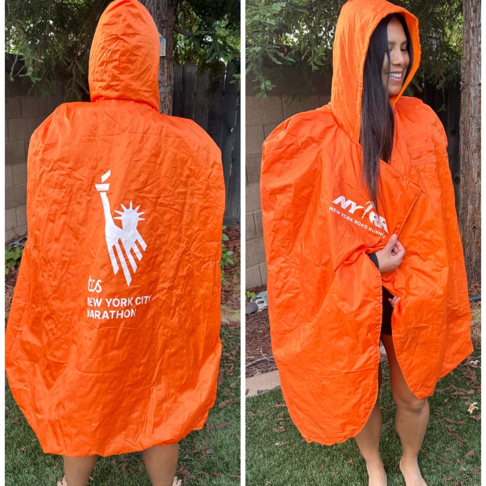 New York Road Runners New York City NYC Marathon finished Poncho Cape
